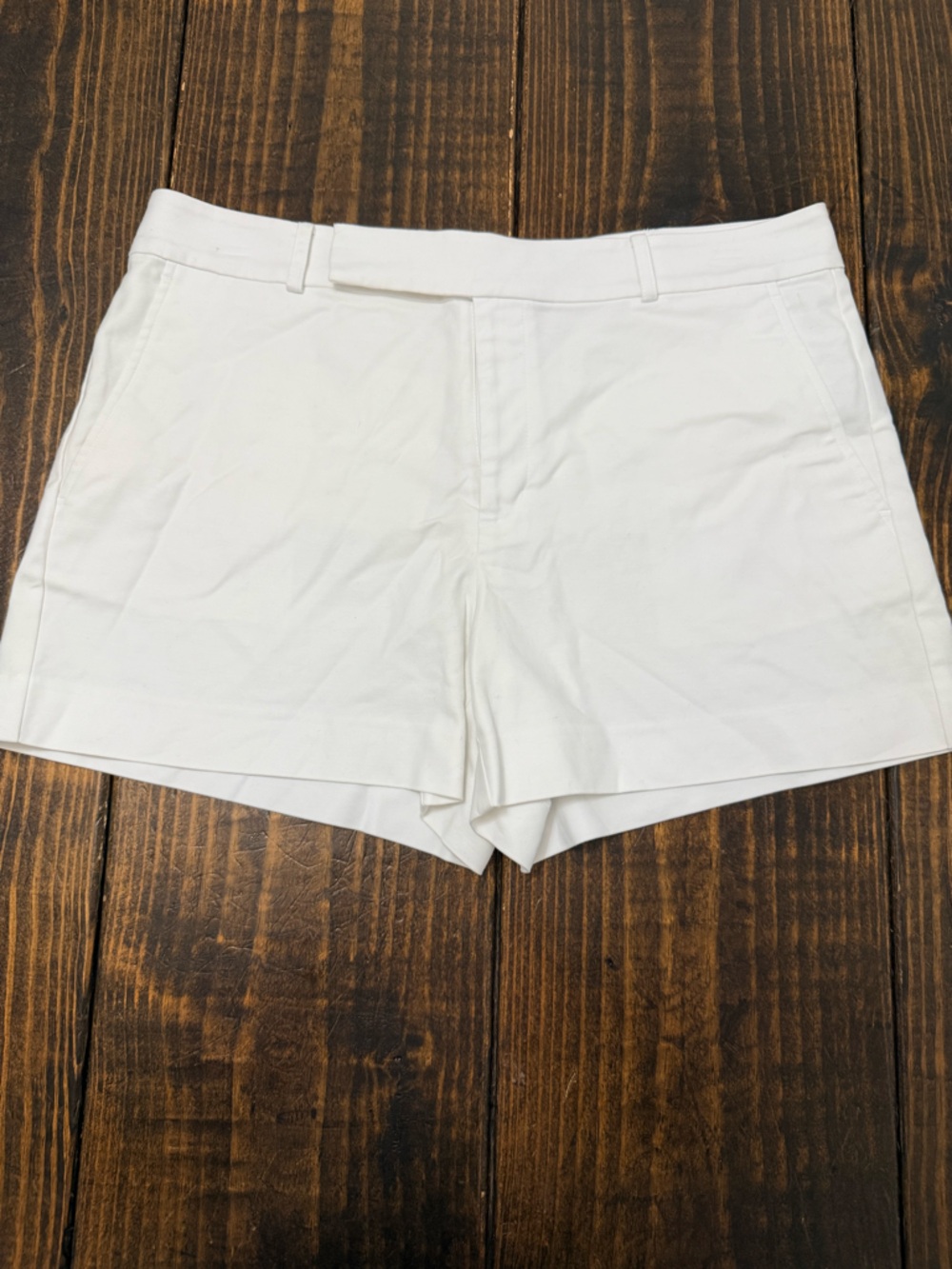 Ralph Lauren White Tailored Shorts